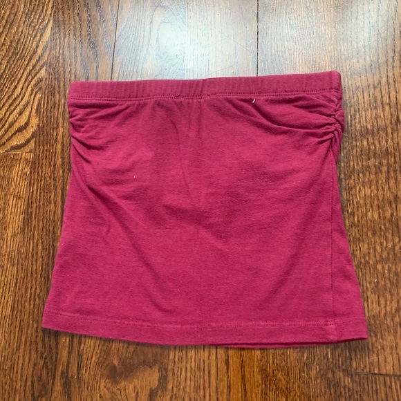 Burgundy Tube Top size small - Picture 3 of 3